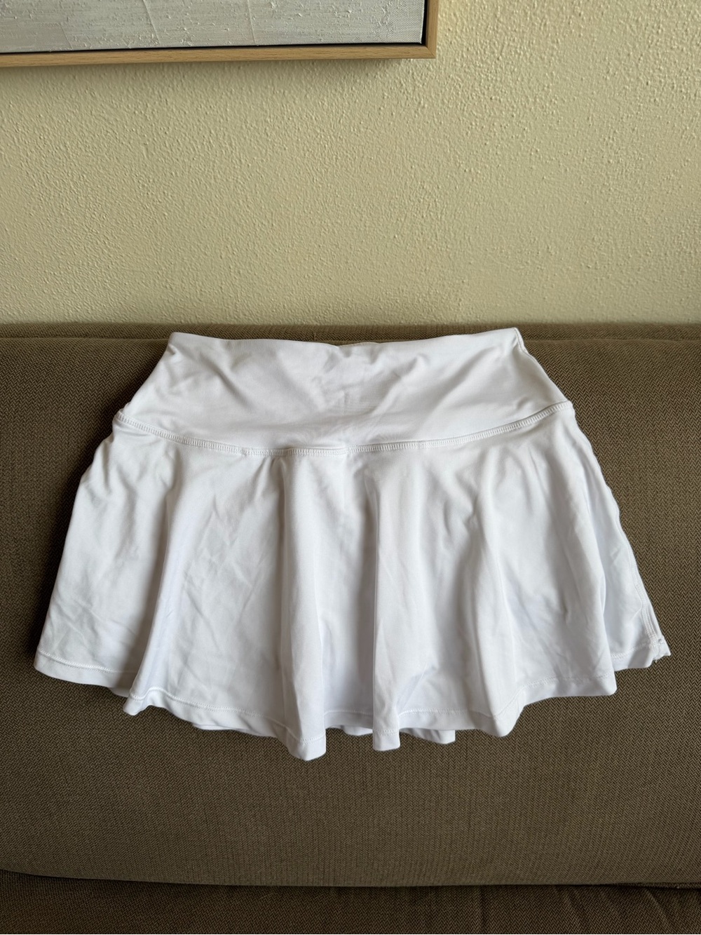 White Women's Tennis Skirt